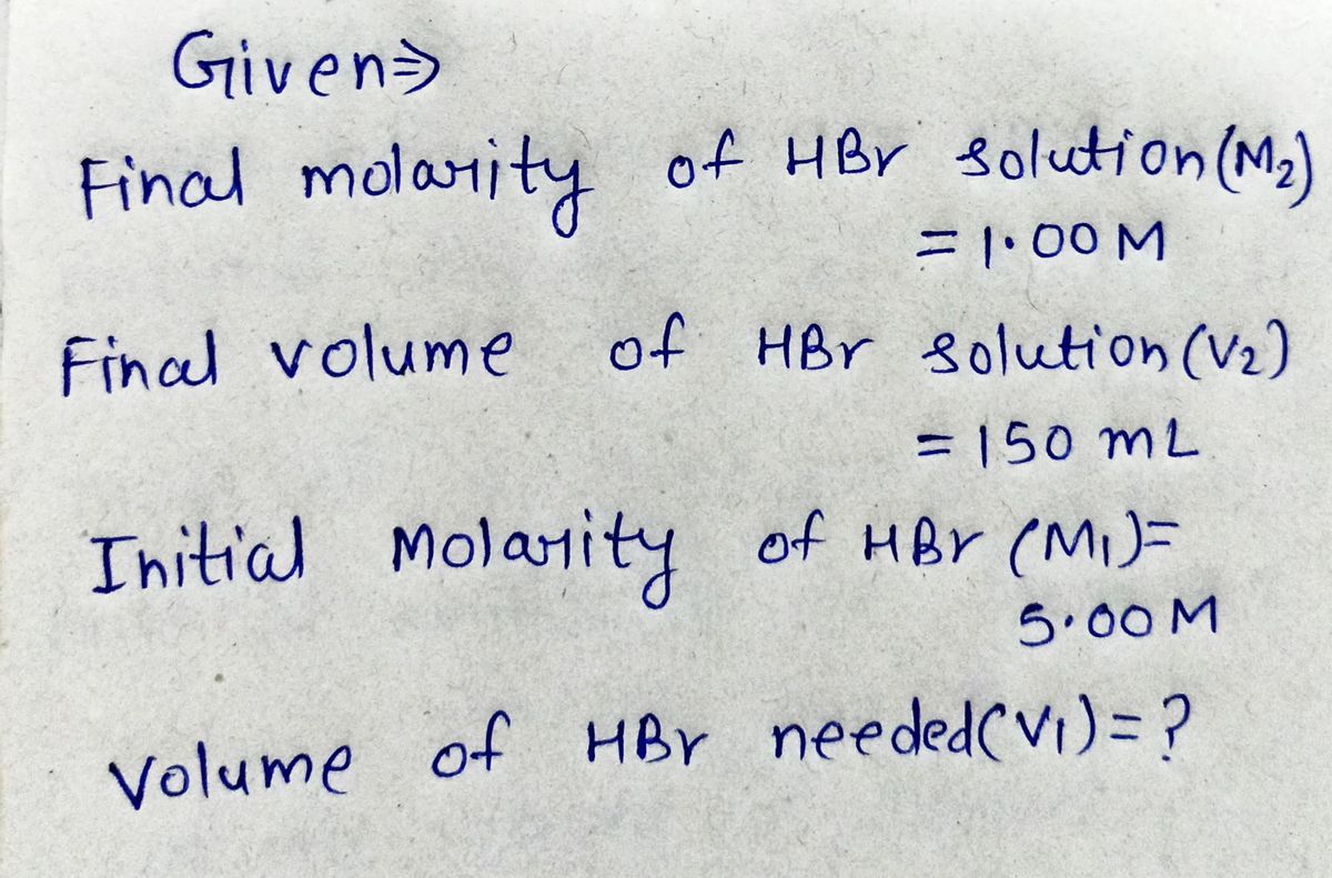 Chemistry homework question answer, step 1, image 1