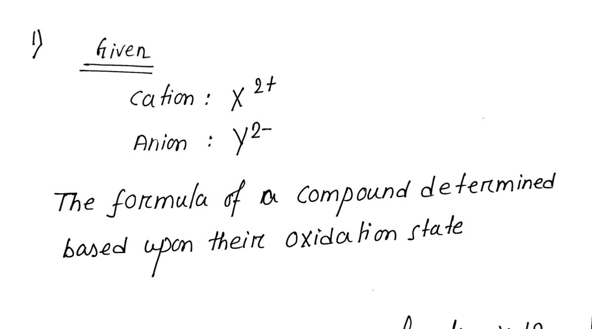 Chemistry homework question answer, step 1, image 1