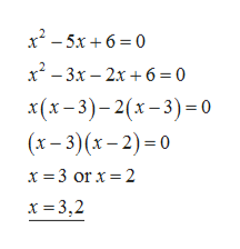 Answered X2 5x 6 0 Find The Value Of X Bartleby