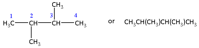 2 3 dimethylpentane condensed structure