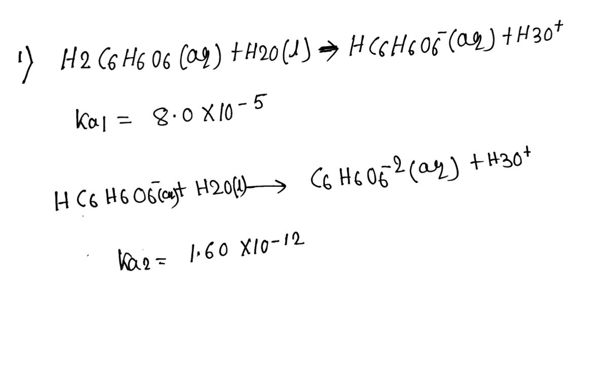 Chemistry homework question answer, step 1, image 1