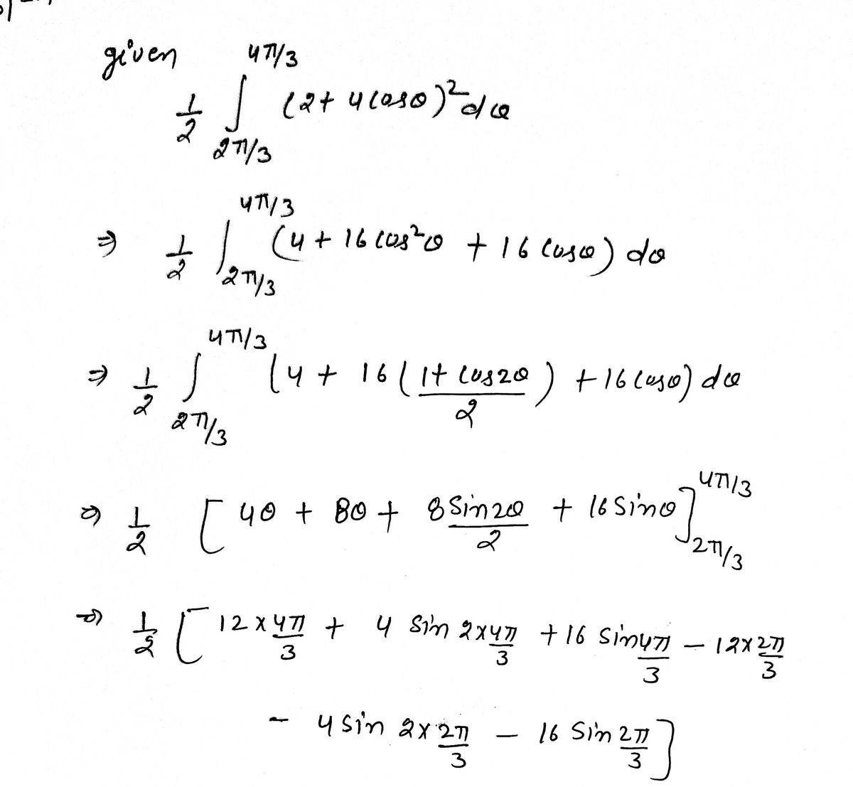 Calculus homework question answer, step 1, image 1