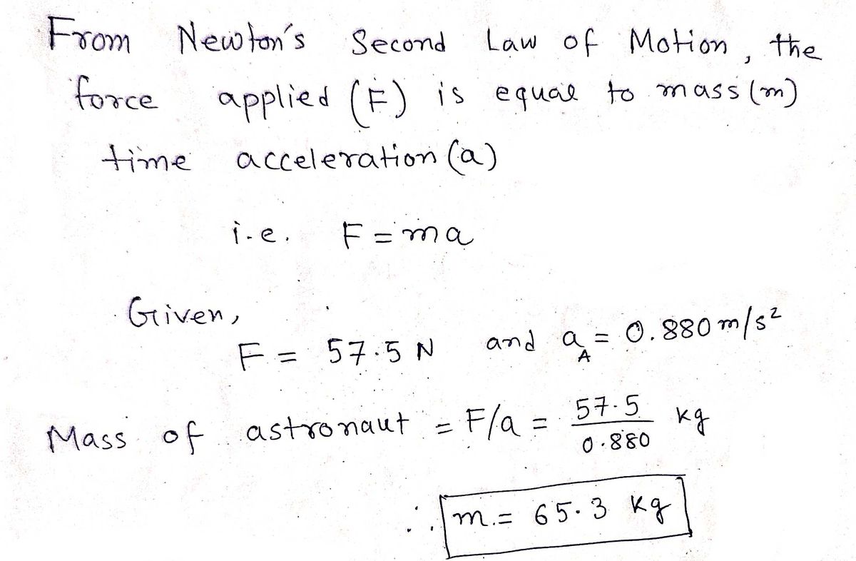 Physics homework question answer, step 1, image 1