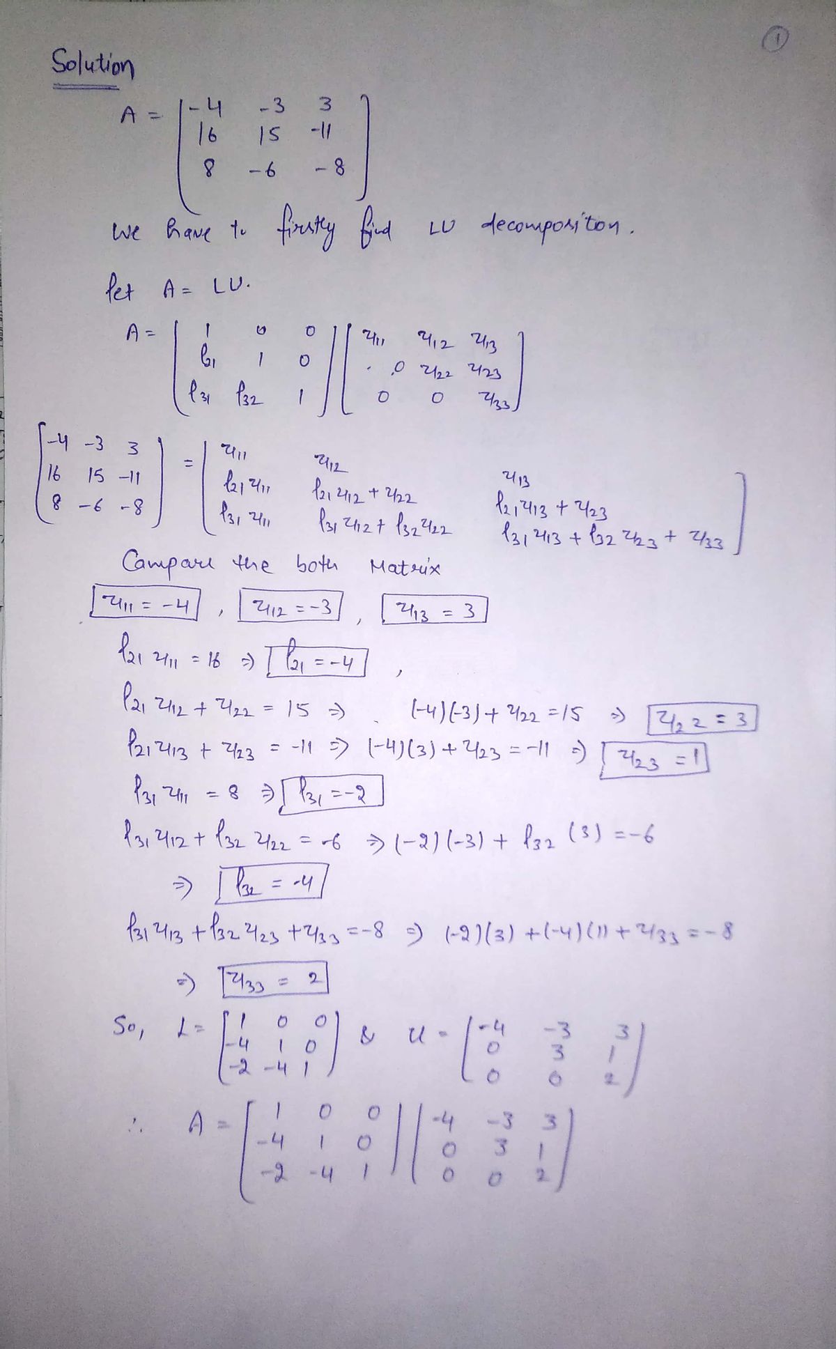 Advanced Math homework question answer, step 1, image 1