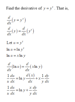 Answered Find The Derivative Of Y Y X Bartleby