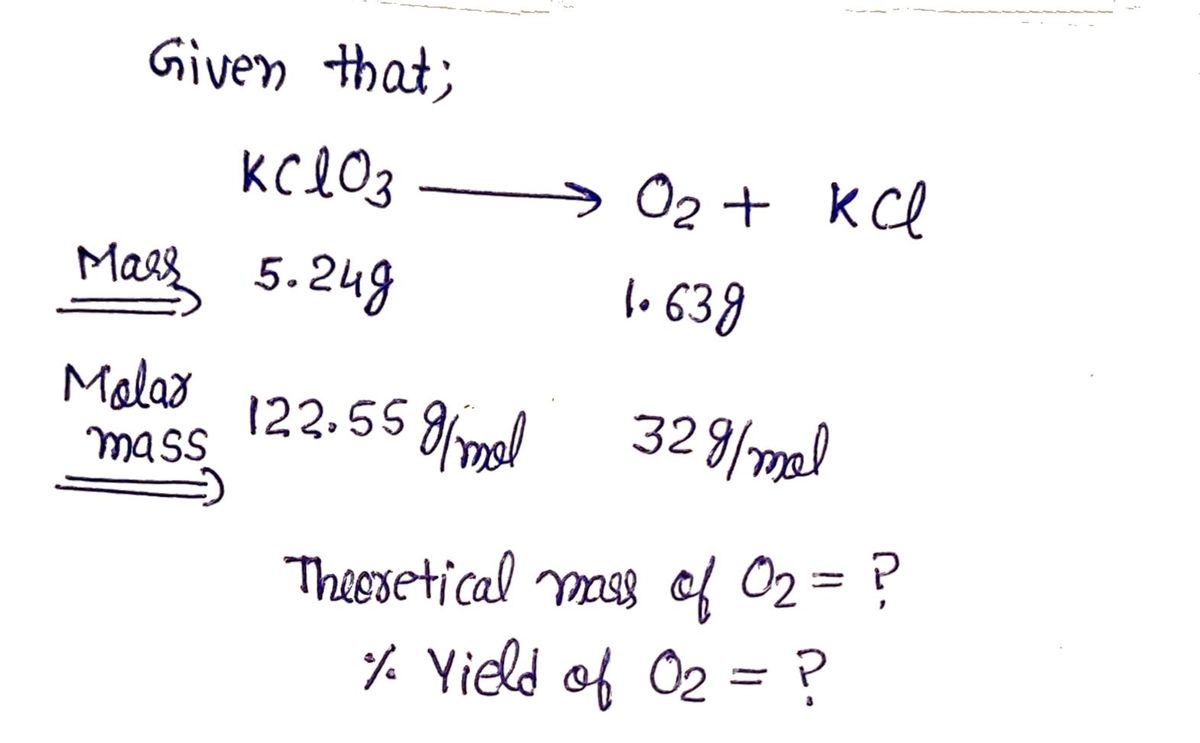 Chemistry homework question answer, step 1, image 1