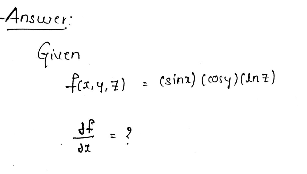 Calculus homework question answer, step 1, image 1