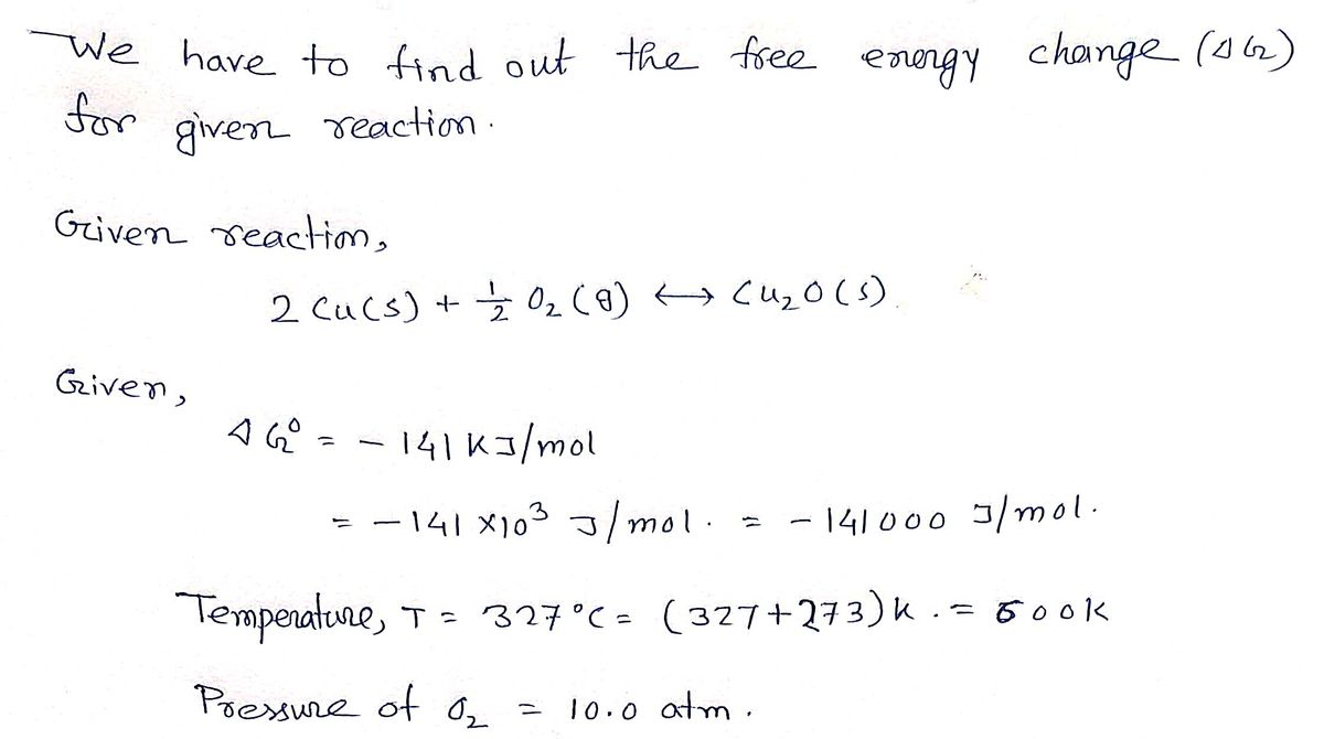 Chemistry homework question answer, step 1, image 1