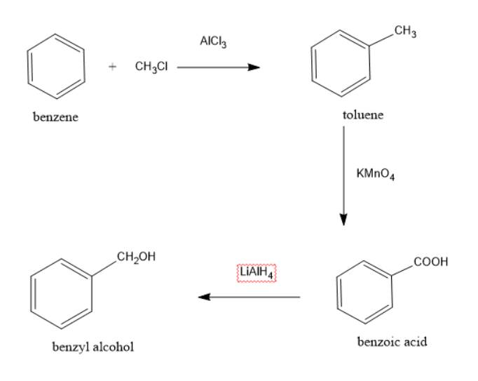 Answered: QVII: Starting from benzene as the only… | bartleby