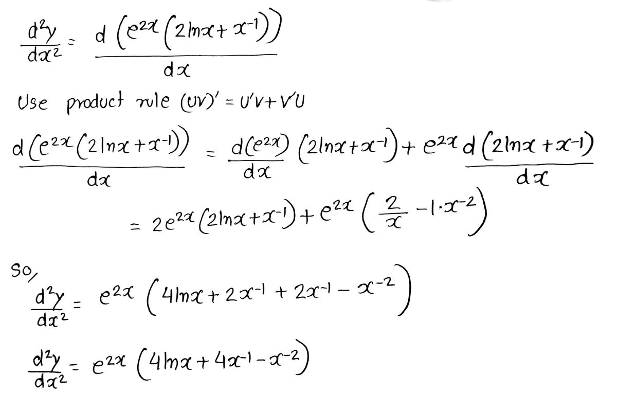 Answered Find The Third Derivative Of The Bartleby 1411