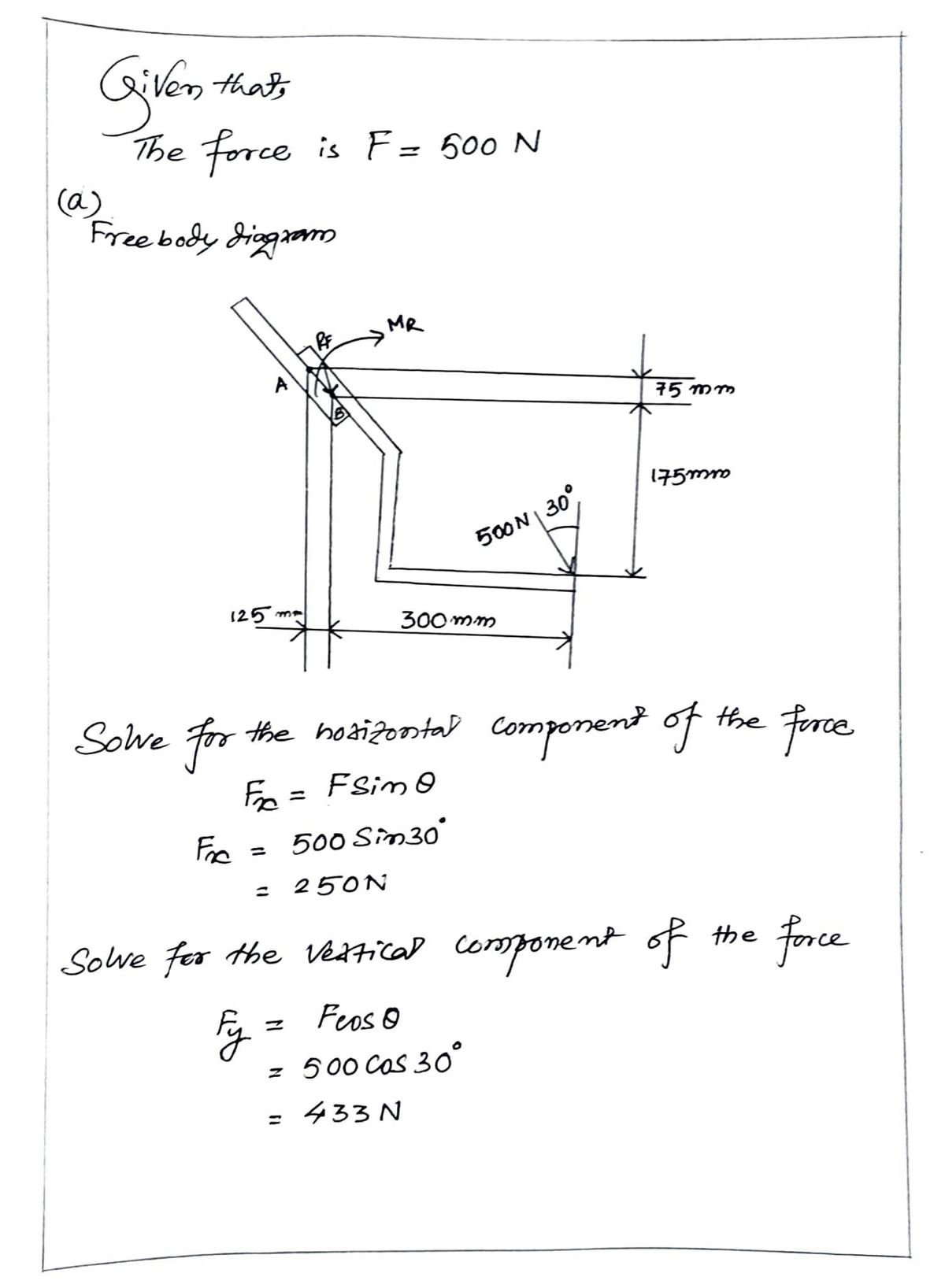 Physics homework question answer, step 1, image 1