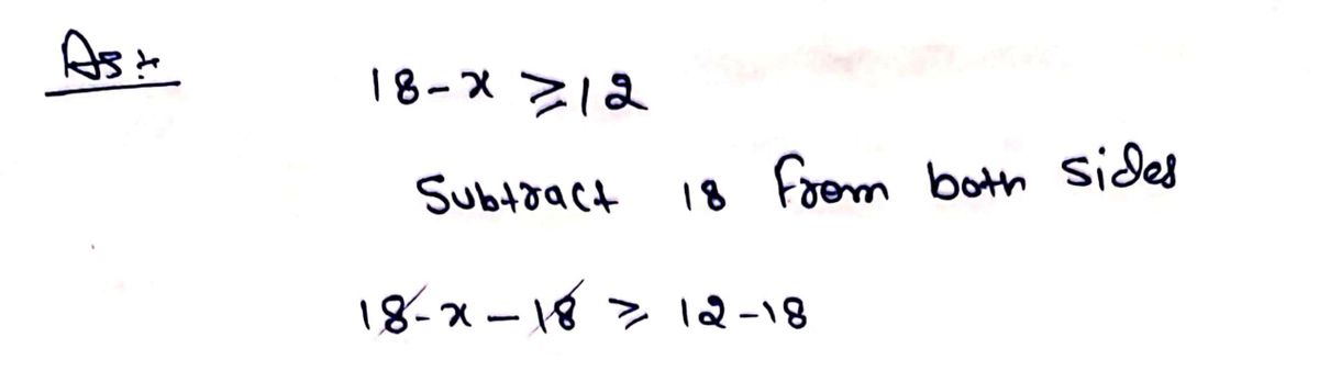 Algebra homework question answer, step 1, image 1