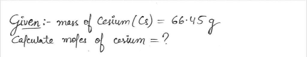 Chemistry homework question answer, step 1, image 1