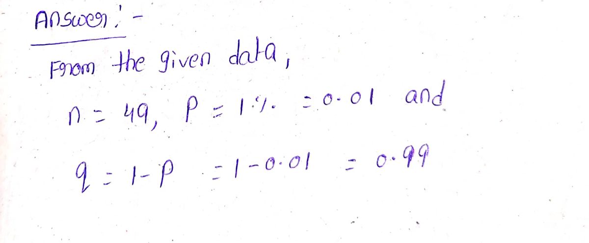 Statistics homework question answer, step 1, image 1