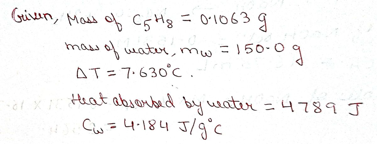 Chemistry homework question answer, step 1, image 1