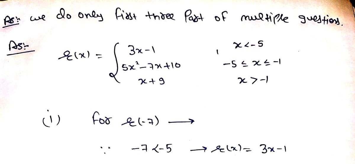 Algebra homework question answer, step 1, image 1