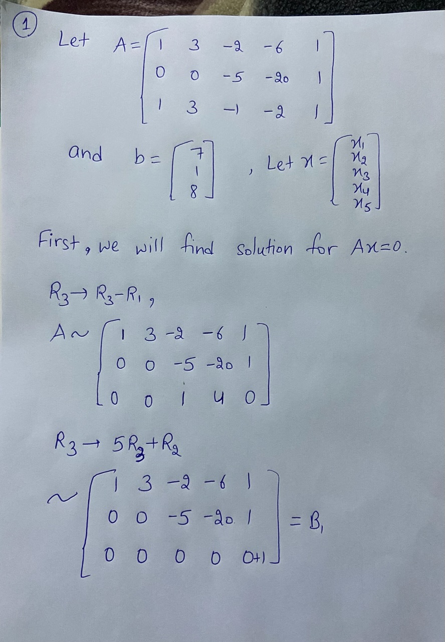 Advanced Math homework question answer, step 1, image 1