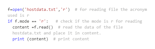 Answered: Python 3.7.4 Open the file hostdata.txt… | bartleby