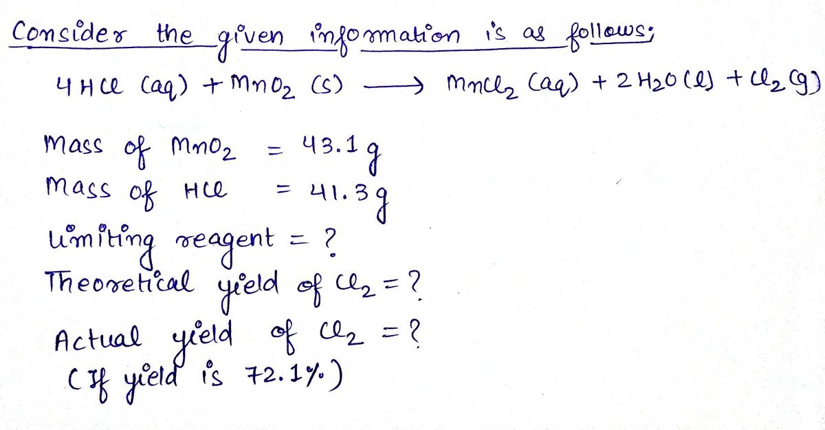 Chemistry homework question answer, step 1, image 1