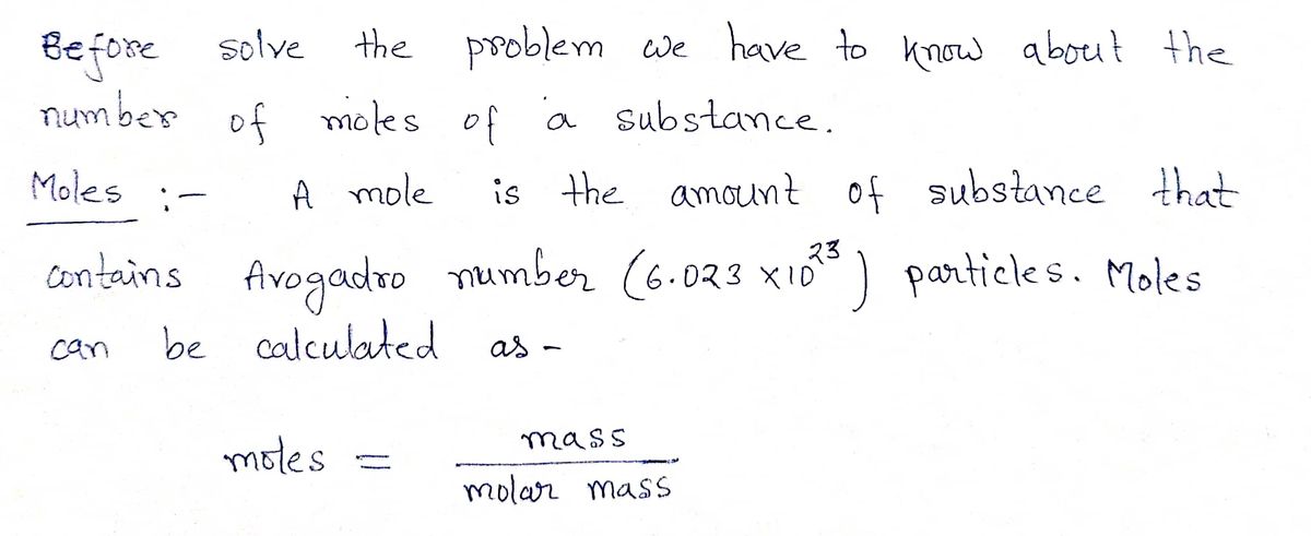 Chemistry homework question answer, step 1, image 1