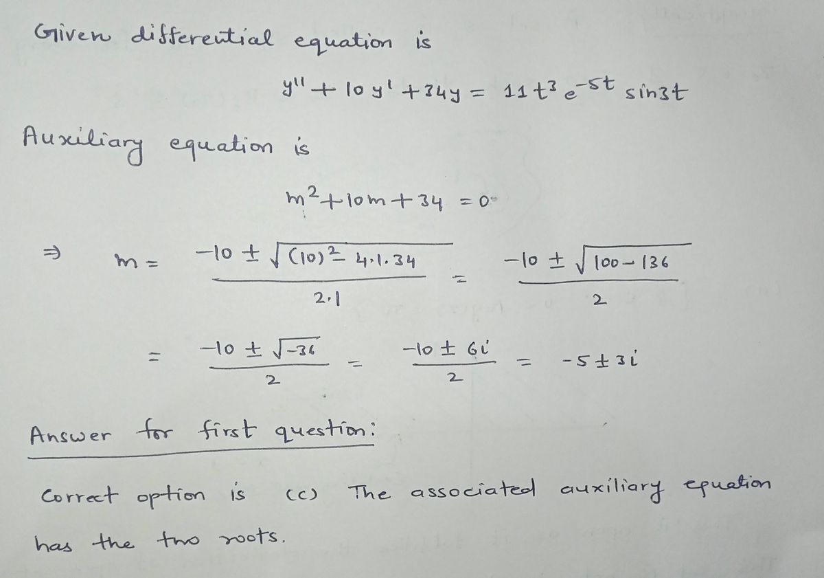 Advanced Math homework question answer, step 1, image 1