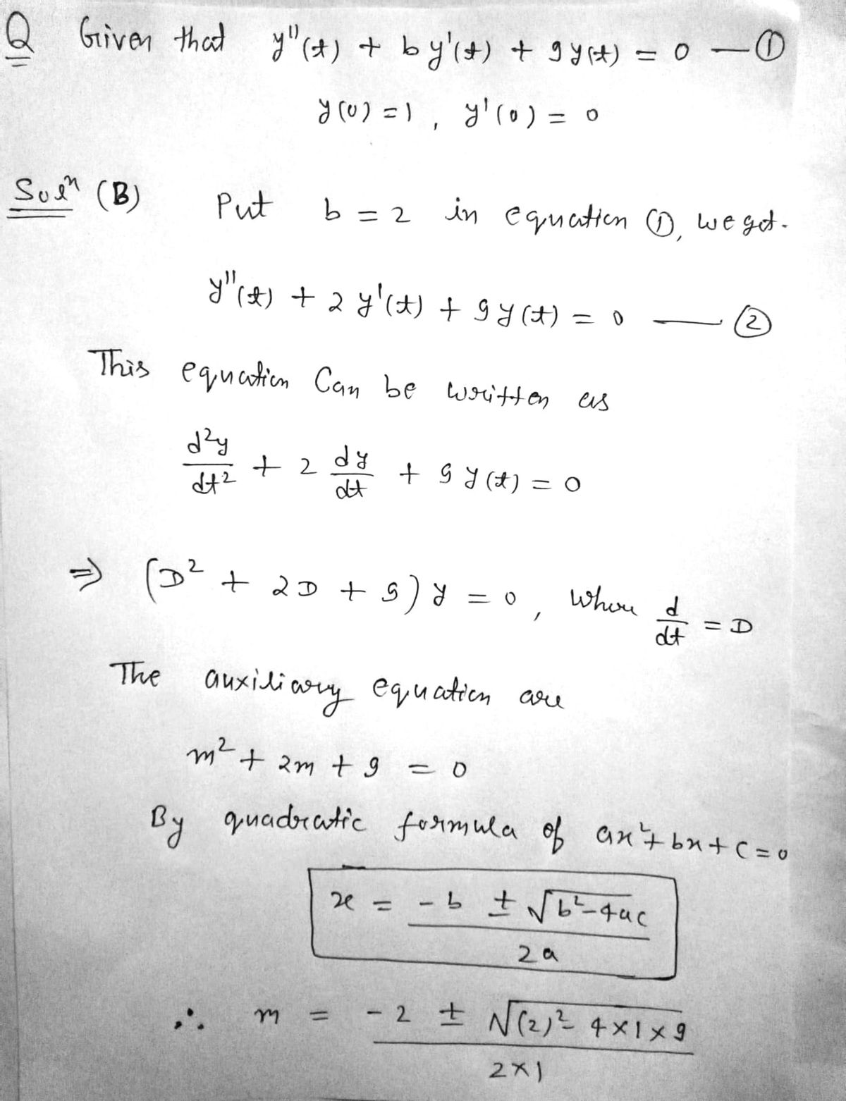 Advanced Math homework question answer, step 1, image 1