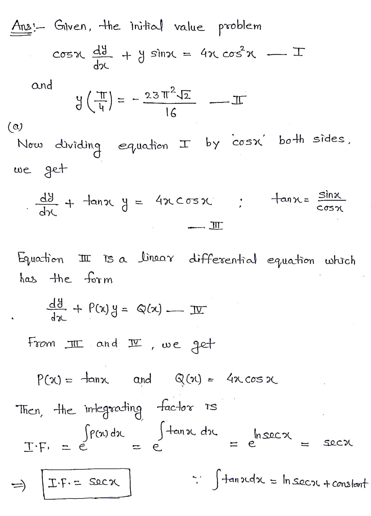 Advanced Math homework question answer, step 1, image 1