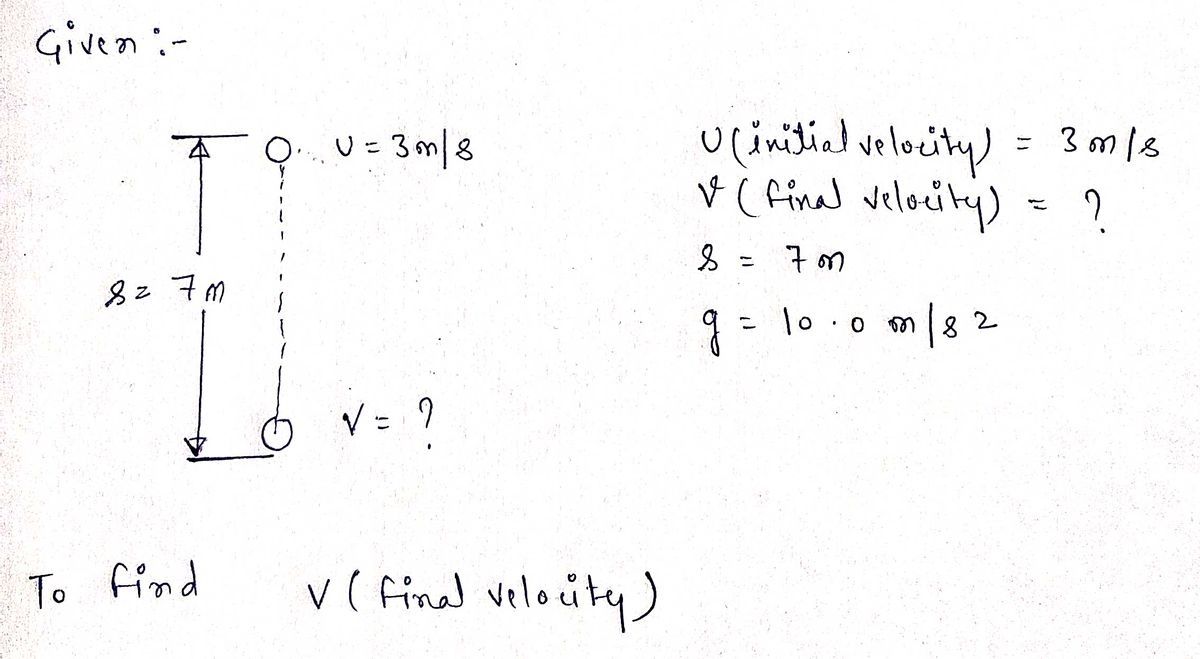 Physics homework question answer, step 1, image 1