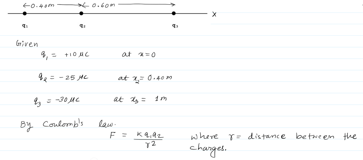 Physics homework question answer, step 1, image 1