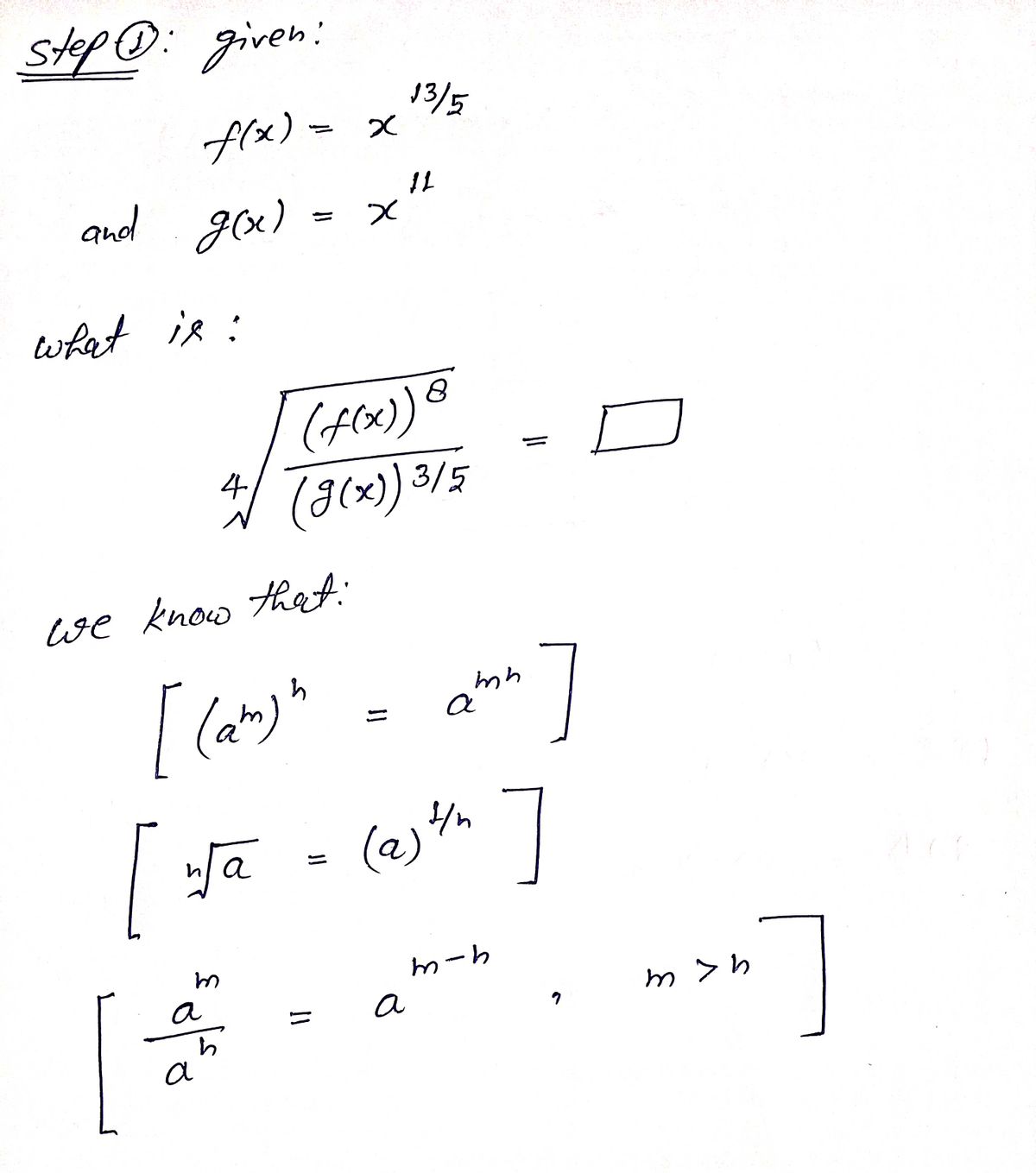 Calculus homework question answer, step 1, image 1