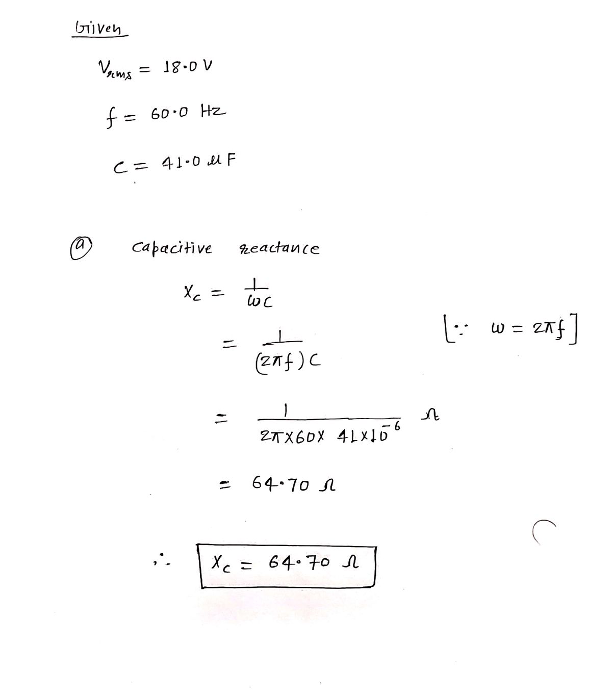 Physics homework question answer, step 1, image 1