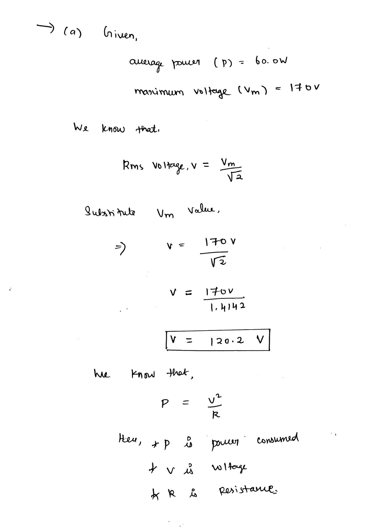 Physics homework question answer, step 1, image 1