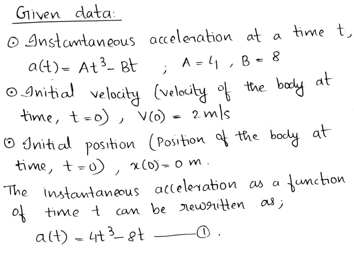 Physics homework question answer, step 1, image 1