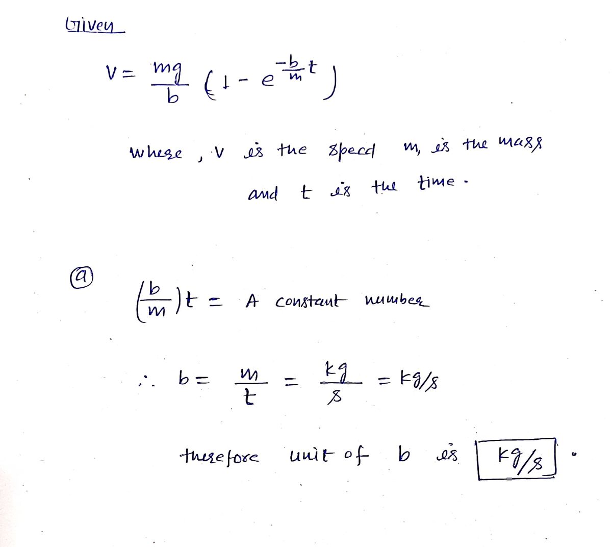 Physics homework question answer, step 1, image 1