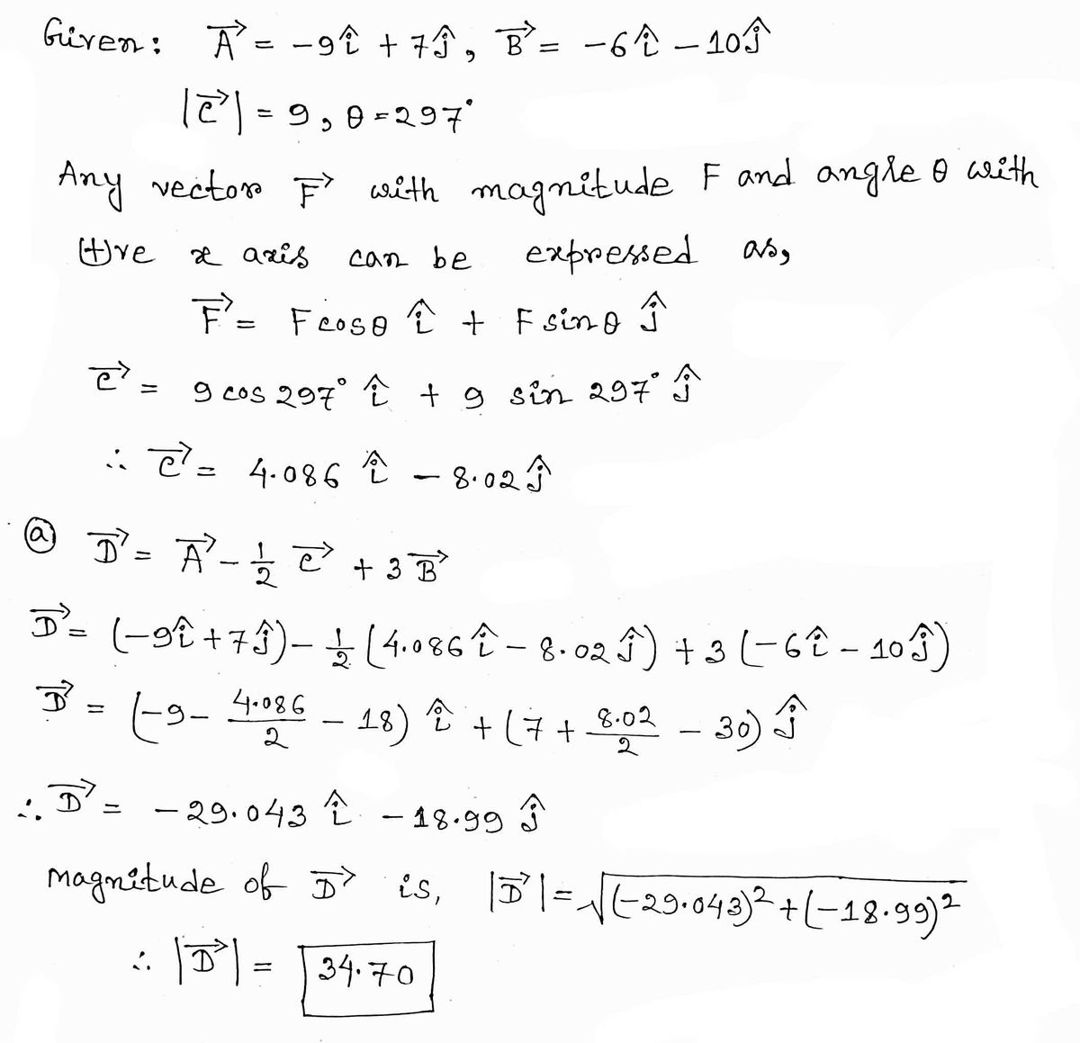 Physics homework question answer, step 1, image 1