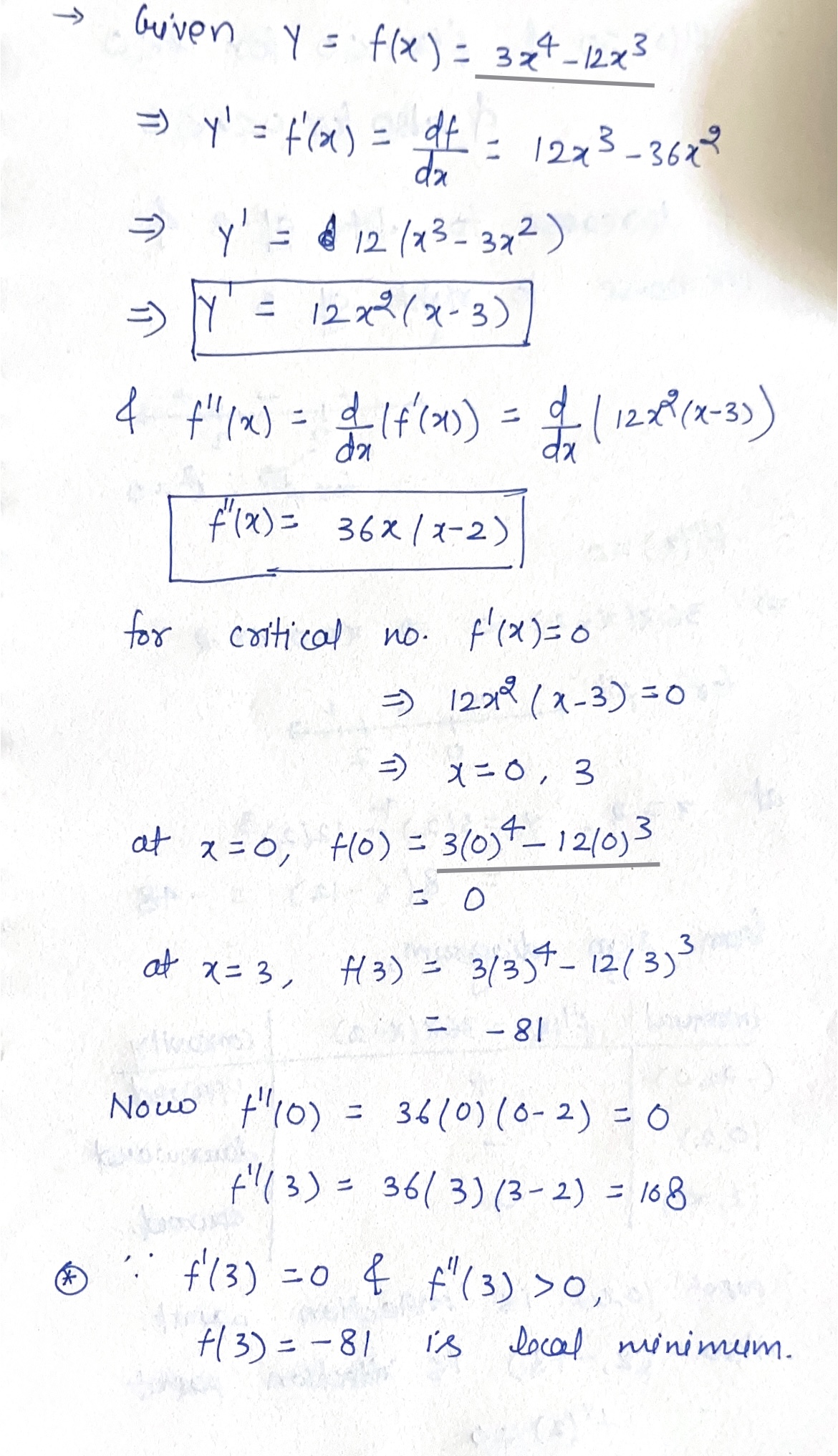 Calculus homework question answer, step 1, image 1