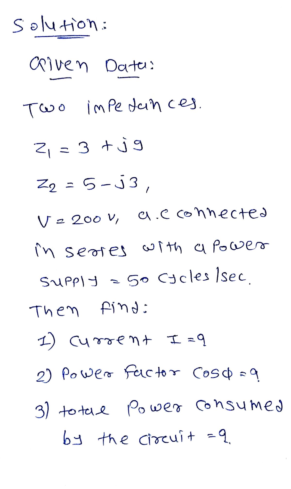 Electrical Engineering homework question answer, step 1, image 1