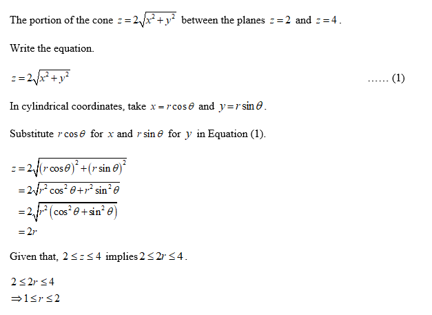 Answered Find A Parametrization Of The Surface Bartleby