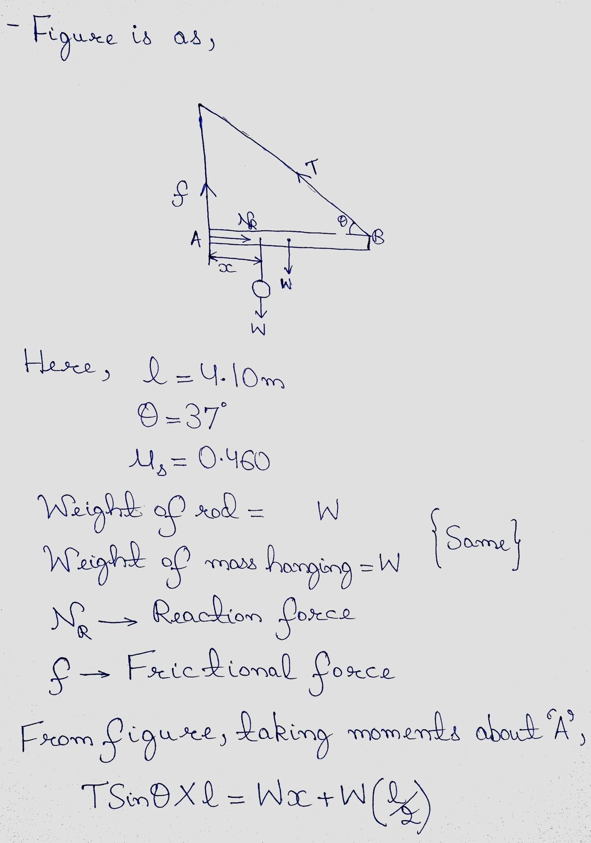 Physics homework question answer, step 1, image 1