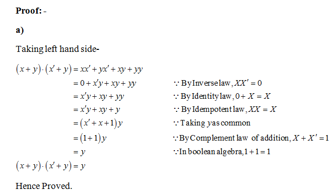 Answered 6 A Prove With Boolean Algebra That Bartleby