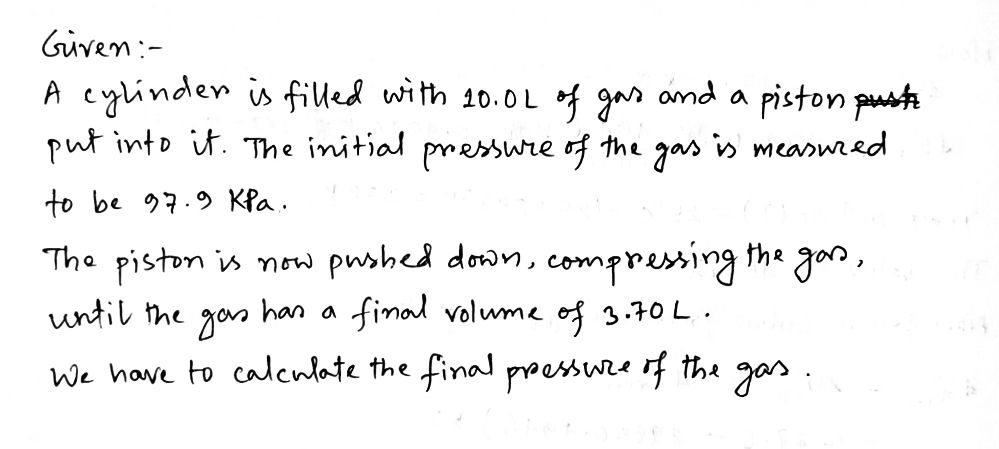 Chemistry homework question answer, step 1, image 1