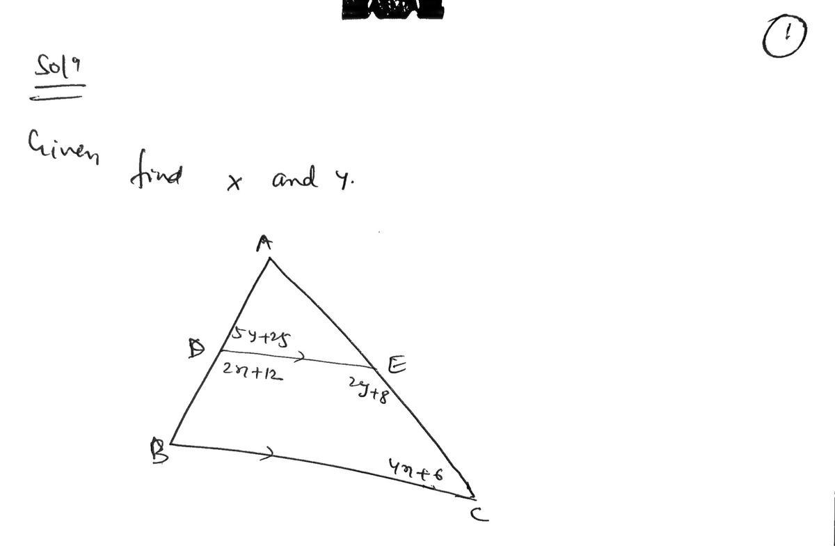 Geometry homework question answer, step 1, image 1