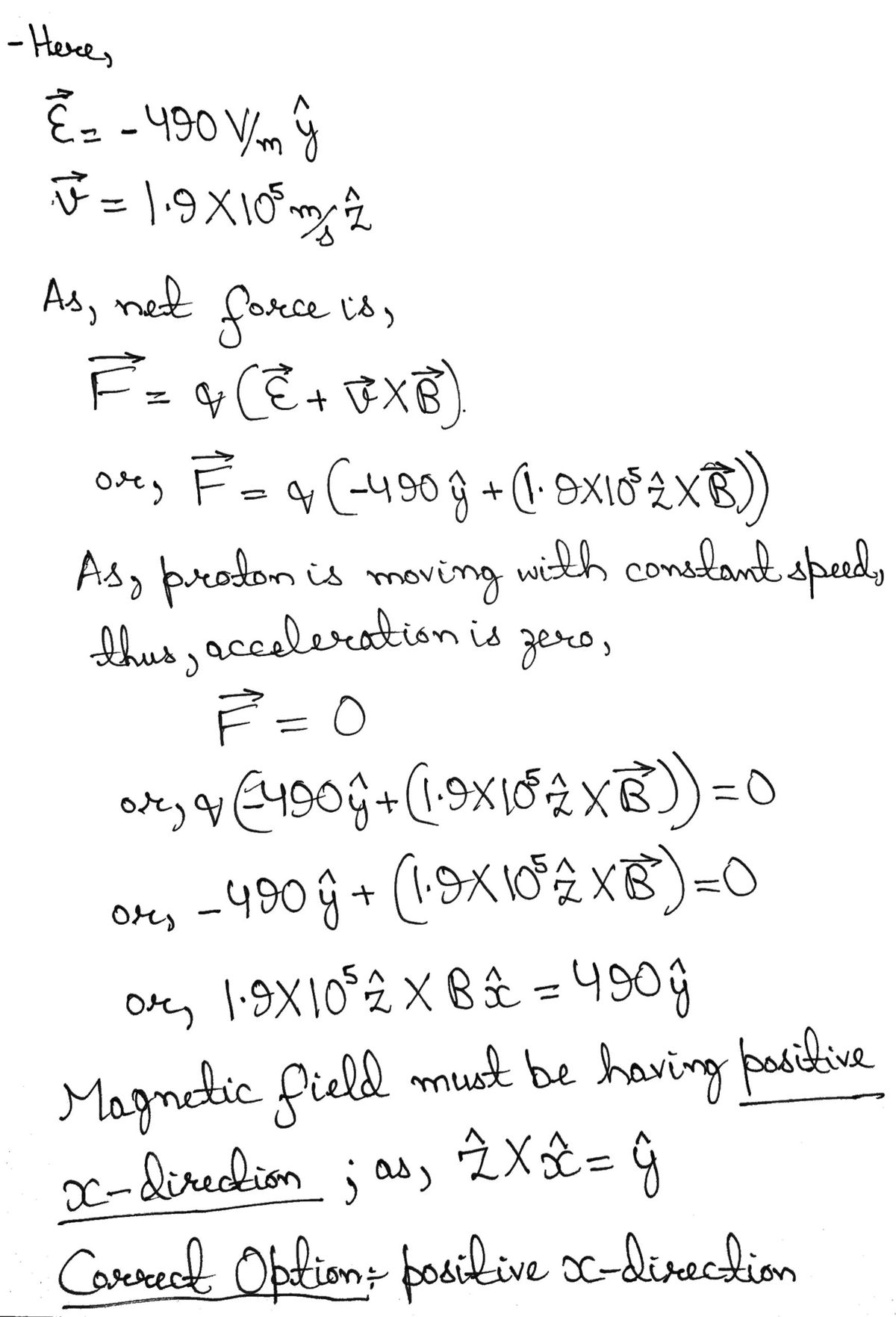 Physics homework question answer, step 1, image 1