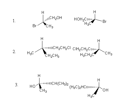 Answered: Draw enantiomers for each of the… | bartleby