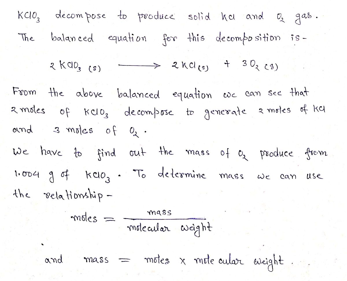 Chemistry homework question answer, step 1, image 1