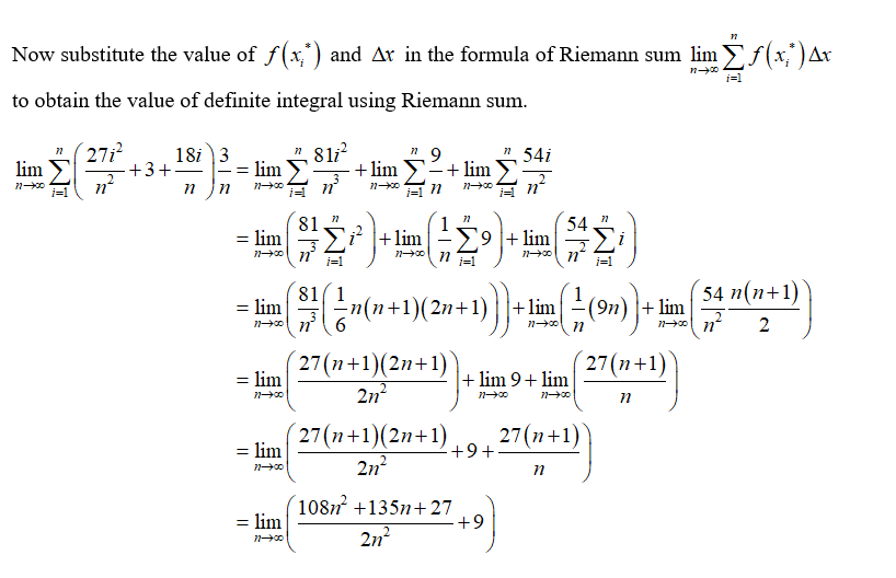 answered-use-the-riemann-sum-definition-to-bartleby