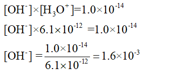 Answered: Calculate [OH-] given [H3O+] in the… | bartleby