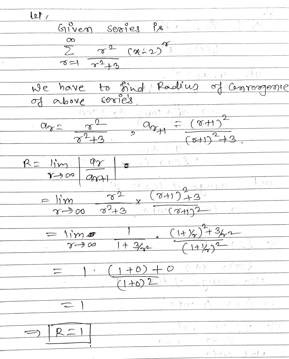 Advanced Math homework question answer, step 1, image 1