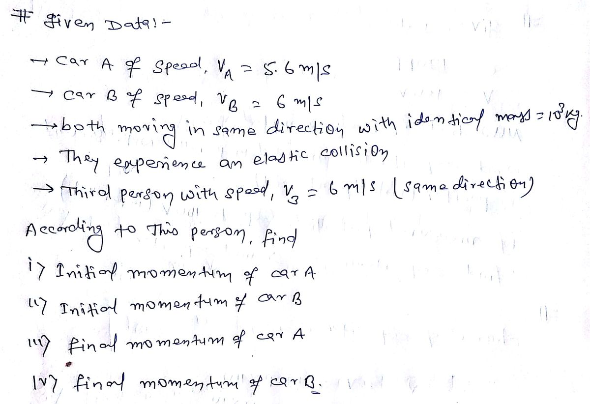 Physics homework question answer, step 1, image 1