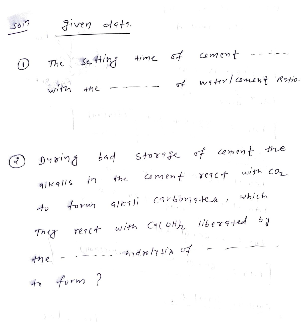 Civil Engineering homework question answer, step 1, image 1